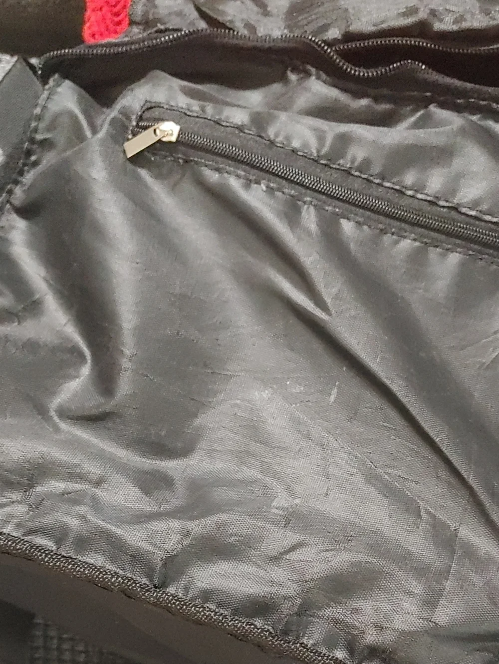 Black Faux Leather Backpack